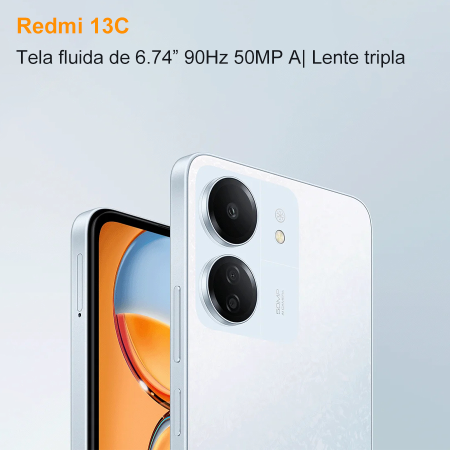 Redmi Xiaomi 13C 4G LE novo smartphone 128GB/256GB novo telefone