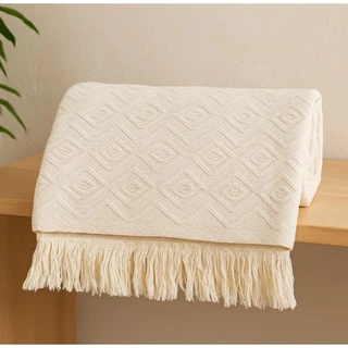 Manta para Sofá Luxo King Gigante 3,0x1,8m Decorativa Premium Algodão Capa Protetora Grande Elegante
