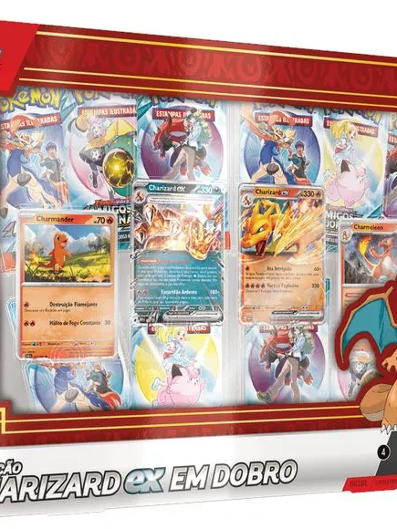 Box Pokémon Charizard Ex Em Dobro | Shopee Brasil