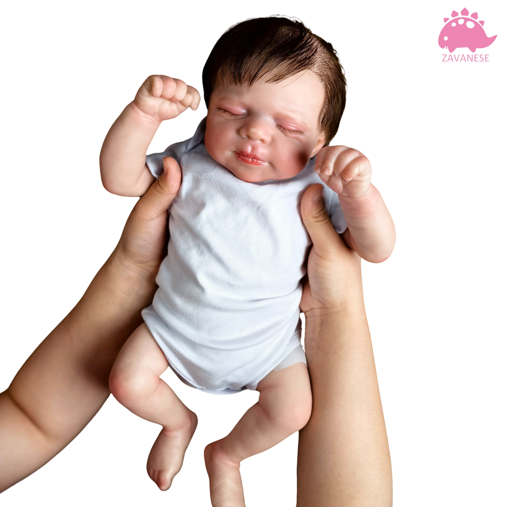 Brastoy 55cm Boneca Bebê Reborn Realista Princesa Menina 100% Silicone Pode Tomar Banho Coelho Rosa