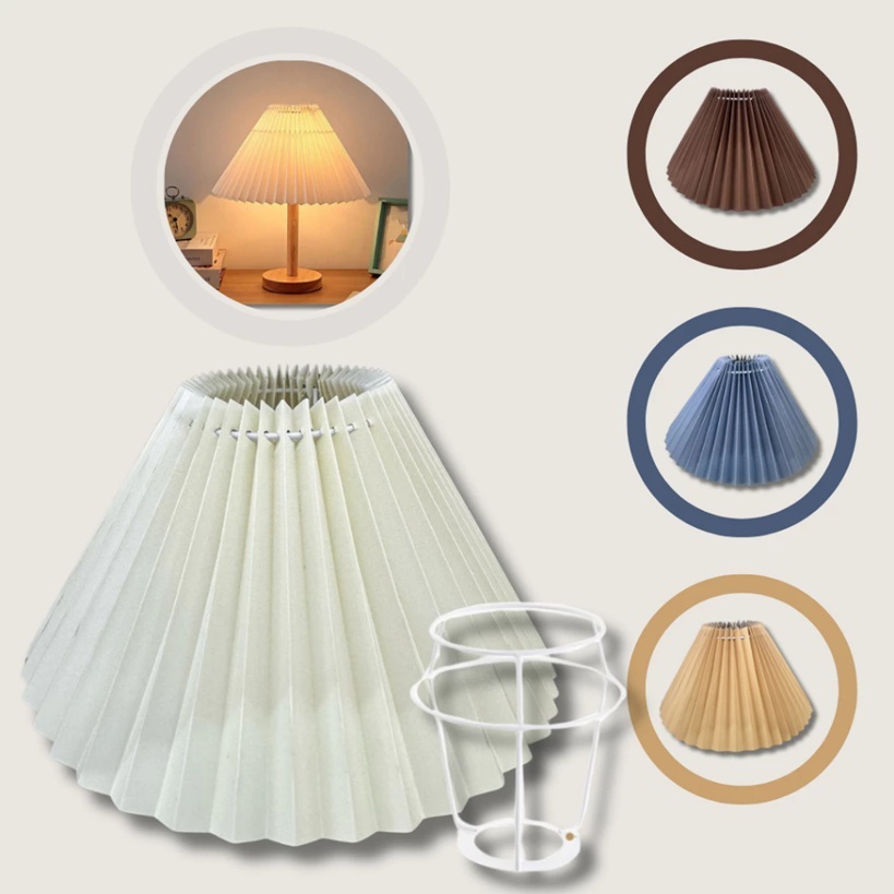 Cúpula de Abajur Luminária Cone Tecido Retrô Decoração | Shopee Brasil
