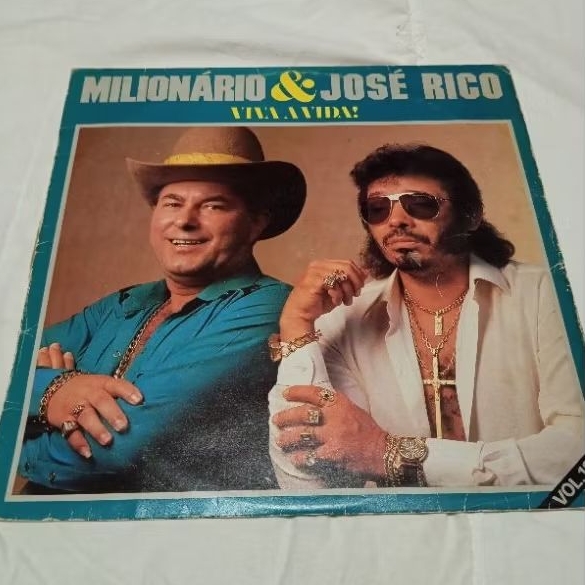 LP sertanejo Milionário e José Rico viva a vida disco de vinil | Shopee ...