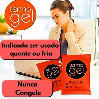 Bolsa Térmica Termo Gel Grande 650 ML Para Compressa Alivio Nas Dores Fria ou Quente