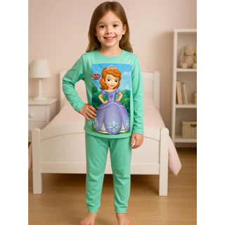 Pijama Infantil Manga Longa Menina Inverno Super Confortavel em Oferta na Shopee