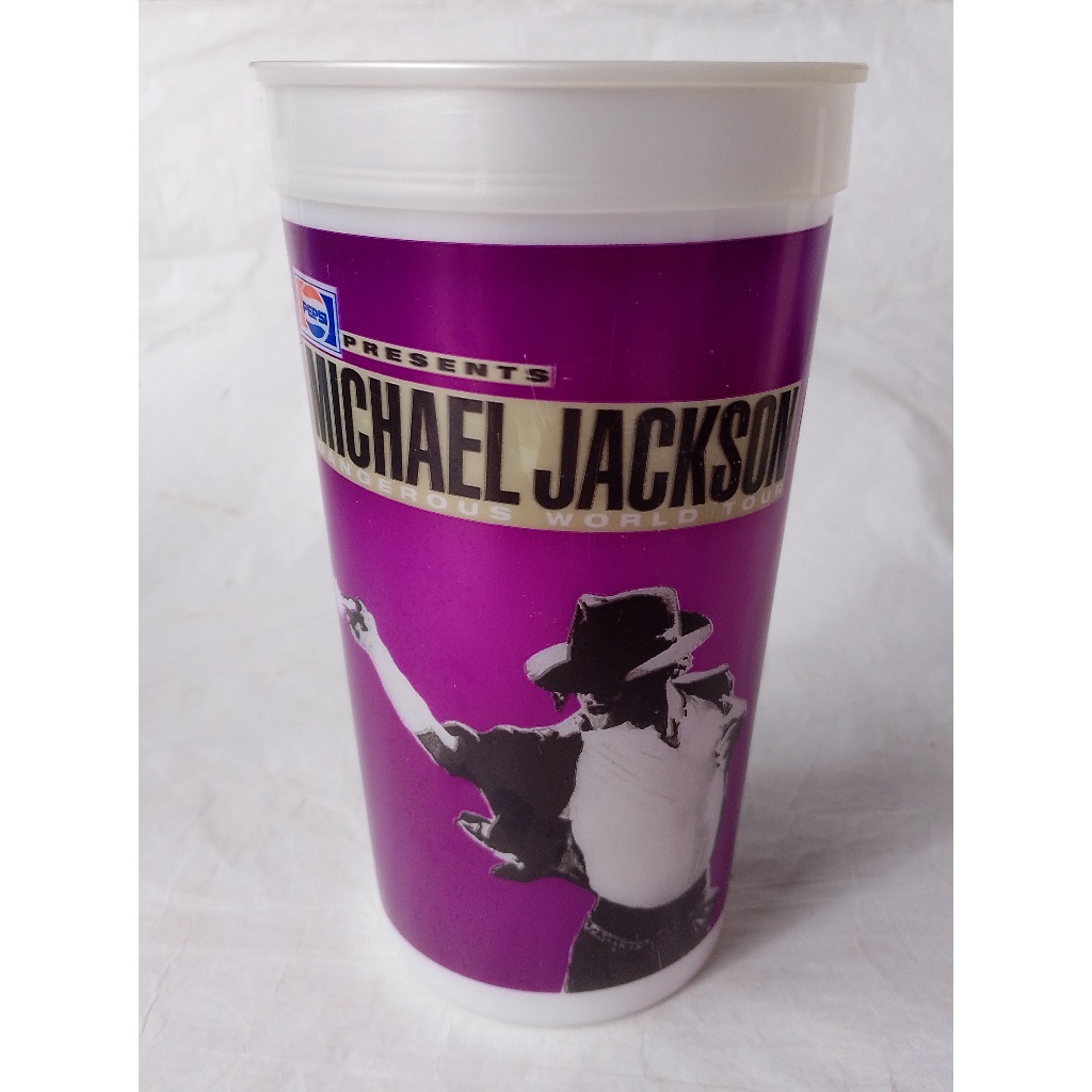 Copo da Pepsi coleção Michael Jackson Turnê Dangerous - Usado