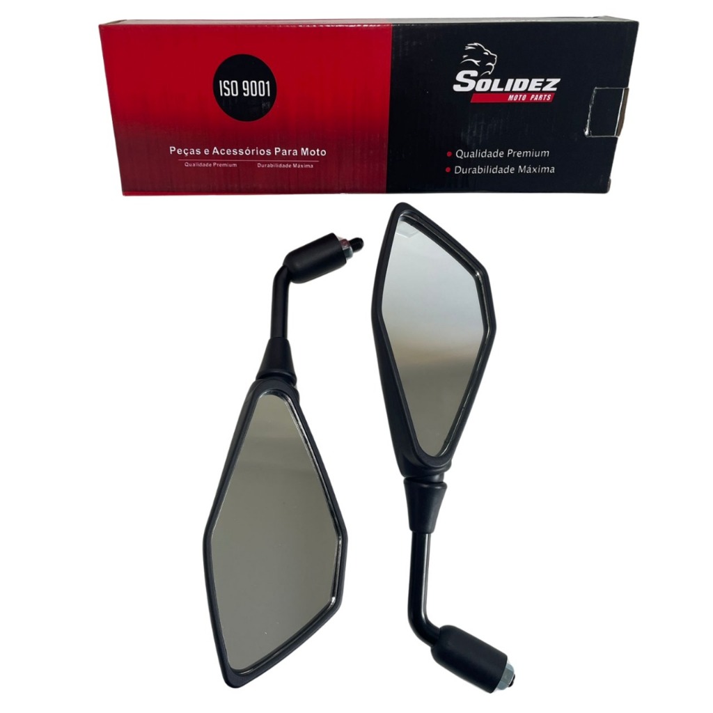 Retrovisor Solidez Modelo Z400 Ninja400 MOD Original com Rosca