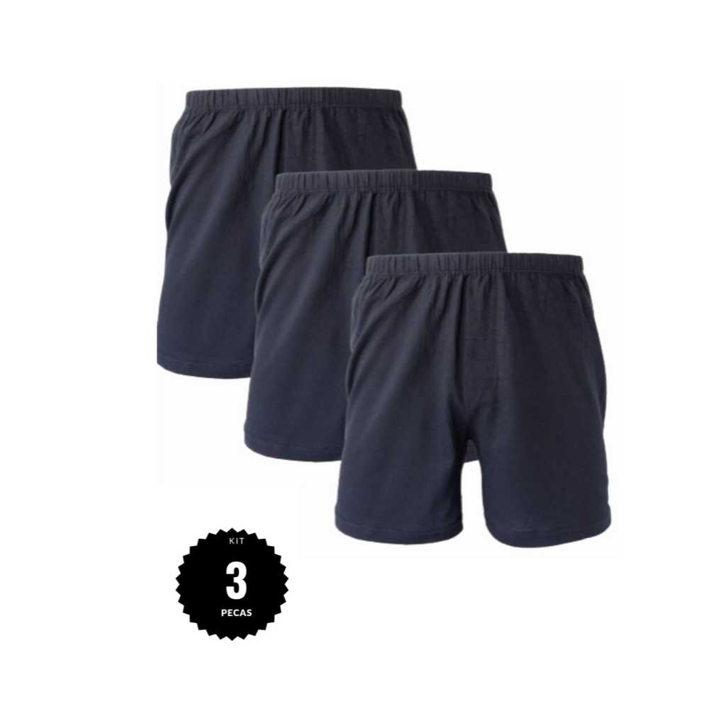 Kit 3 Samba cancao pijama 100%algodao SOMENTE NA COR ( PRETO ) em Oferta na Shopee