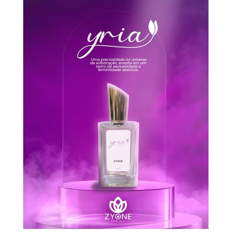 Perfume Yria Zyone parfum 50ml feminino Eaud parfum, fixação de até ...