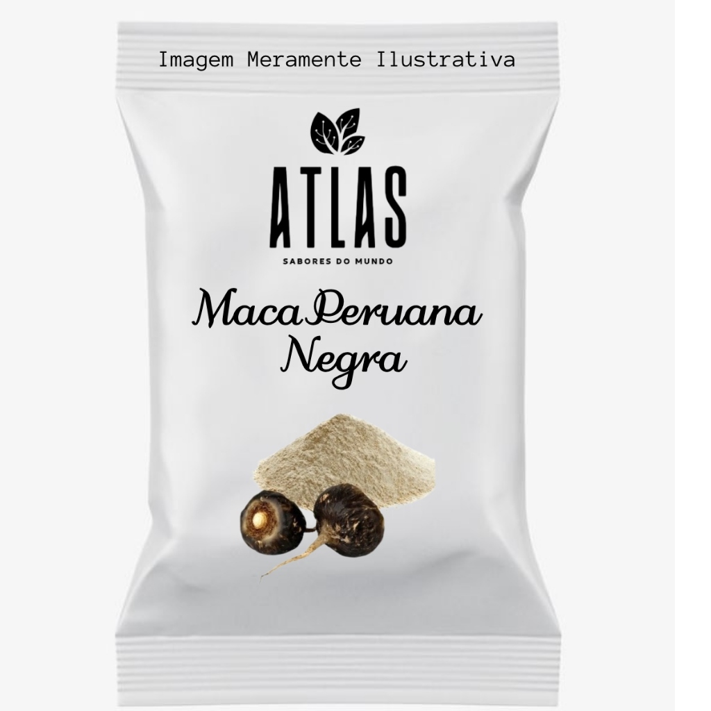 Maca Peruana Negra em Pó - Atlas Sabores do Mundo