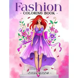 Fashion 25 Desenhos para colorir em FOLHAS SOLTAS A4+ Acetato NÃO É ENCADERNADO em Oferta na Shopee