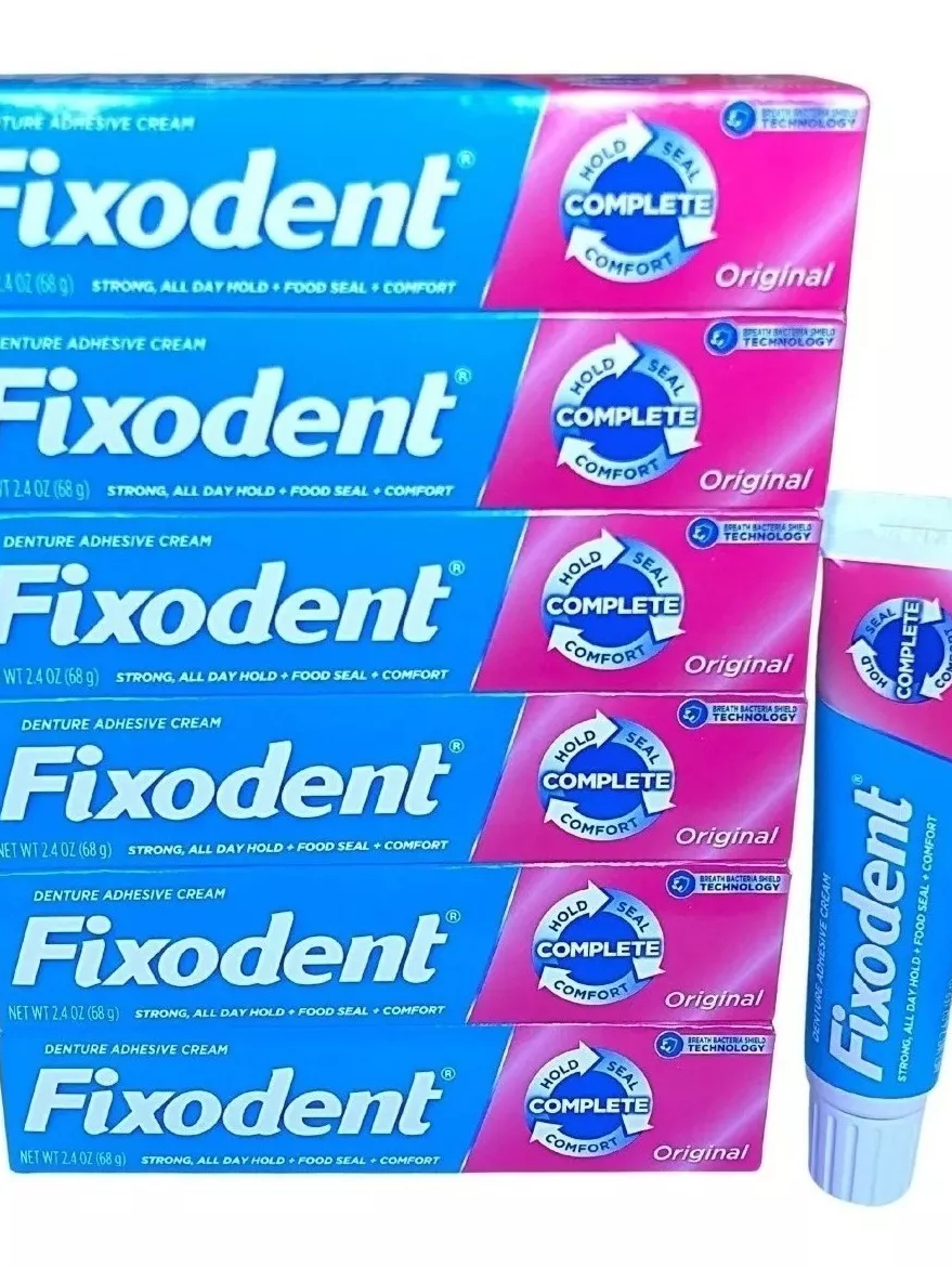 Fixodent Original - 68g, Fixodent Tradicional - o mais vendido 12x sem ...