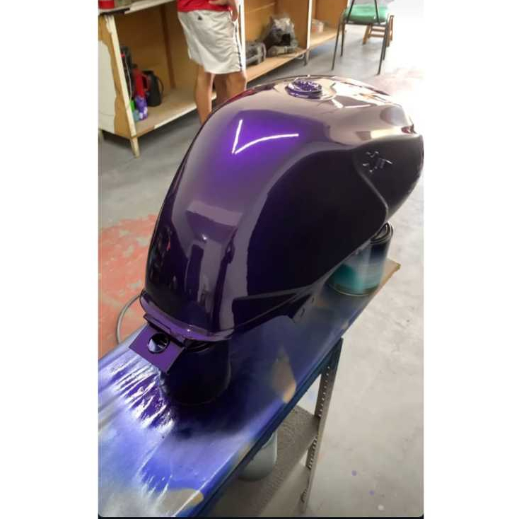 Titna automotiva base poliester Dark Grayish Purple Metallic 0740