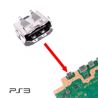 Conector Entrada Reparo HDMI para PS3 Slim 3000 4000