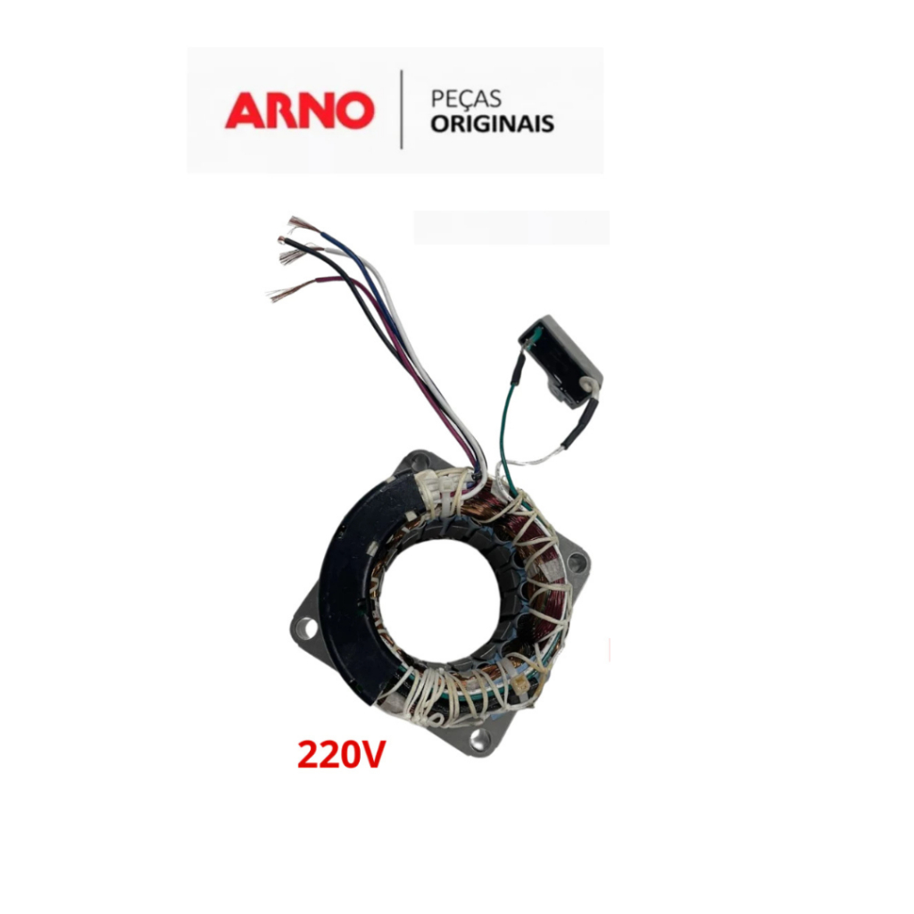 Bobina com fusivel + capacitor para Ventilador Arno 220V ORIGINAL ...
