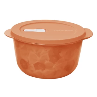 Tupperware Tigela para Micro-ondas Cristalwave Geração II 2 litros Laranja