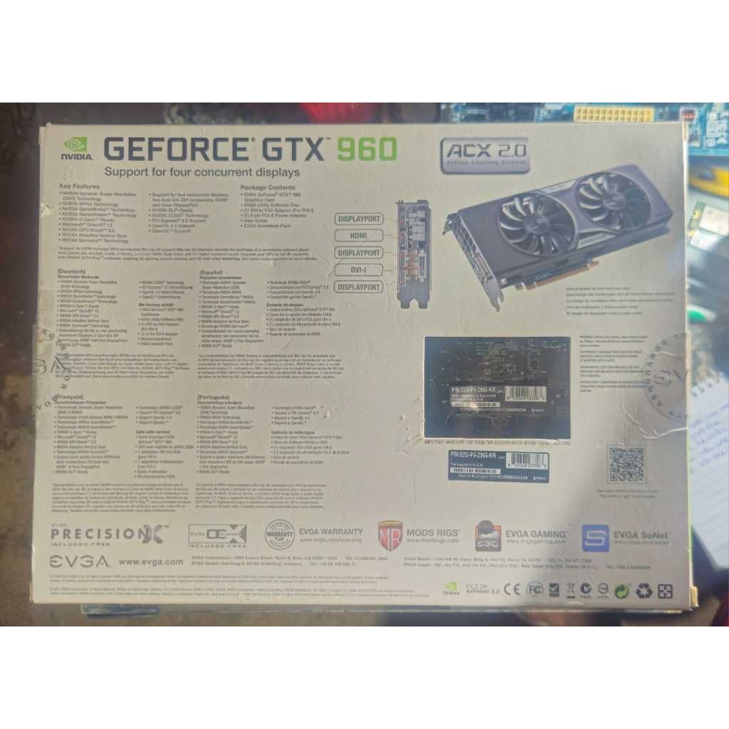Placa de Vídeo Geforce GTX 960 GDDR5 | Shopee Brasil