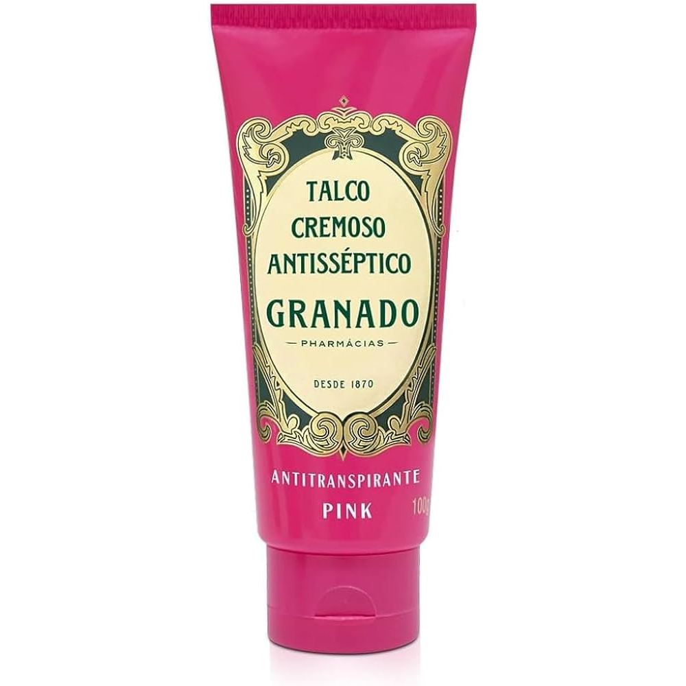 Talco Cremoso Antisseptico para Pes e Axilas Granado Pink(rosa) 100g ...
