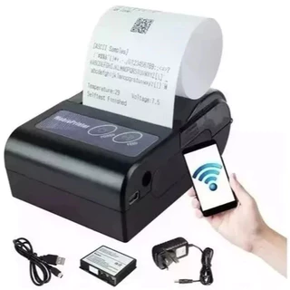 Mini Impressora Via Bluetooth Portátil Térmica 58mm Compatível Com Androide