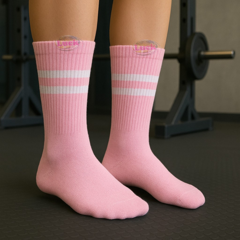 Kit Pares de Meia Feminina Cano Alto Algodão Luck Surf – Cores