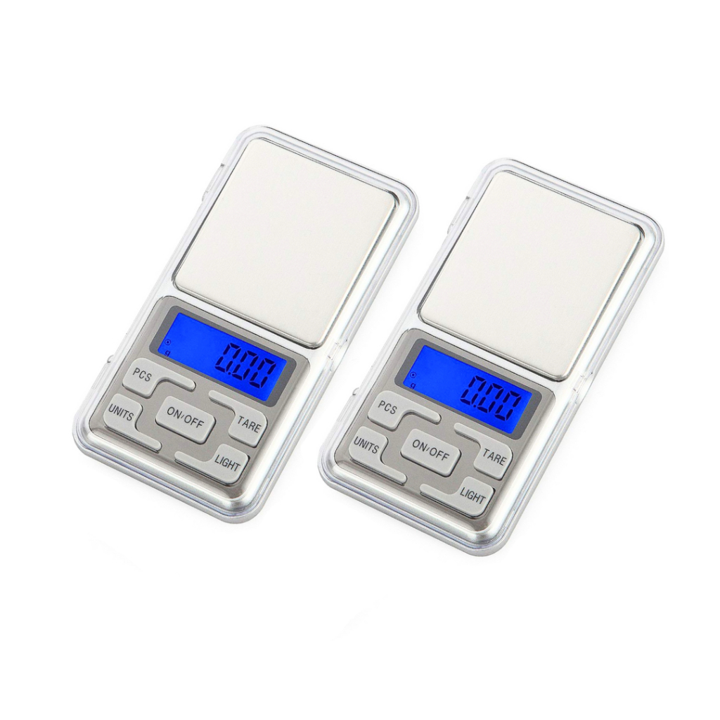 Kit 2 Mini Balança Digital Eletrônica Precisão 0.01g até 500g | Shopee ...