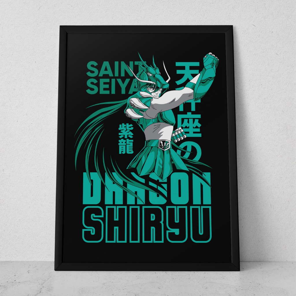 Quadro Decorativo Placa 80x60 mdf alta resolução full hd SHIRYU DE