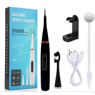 Escova Elétrica Remove Tártaro - Placa Bactéria - Dentes Mais Brancos