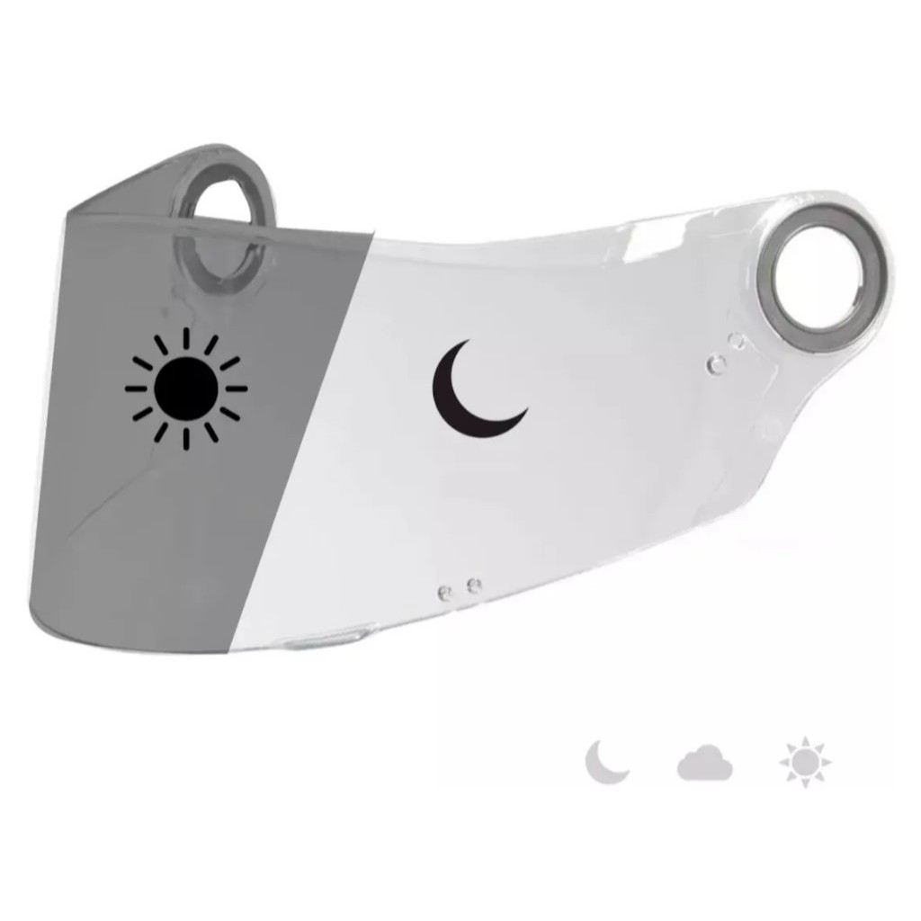 Viseira capacate fw3 turbo fox speed classic Fotocromatica P/ Uso