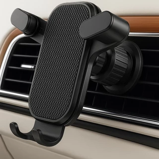 Suporte de Celular Carro 360º Giratório Universal Multifuncional Ventilacao Ar Condicionado Veicular