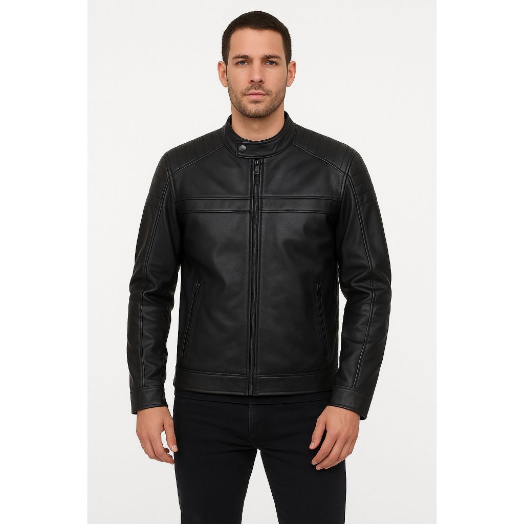 Jaqueta De Couro Masculina FORRADA