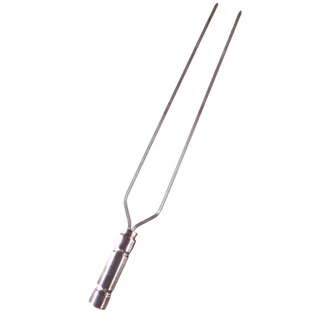 Espeto de alumínio 50 cm Duplo (Churrasco)