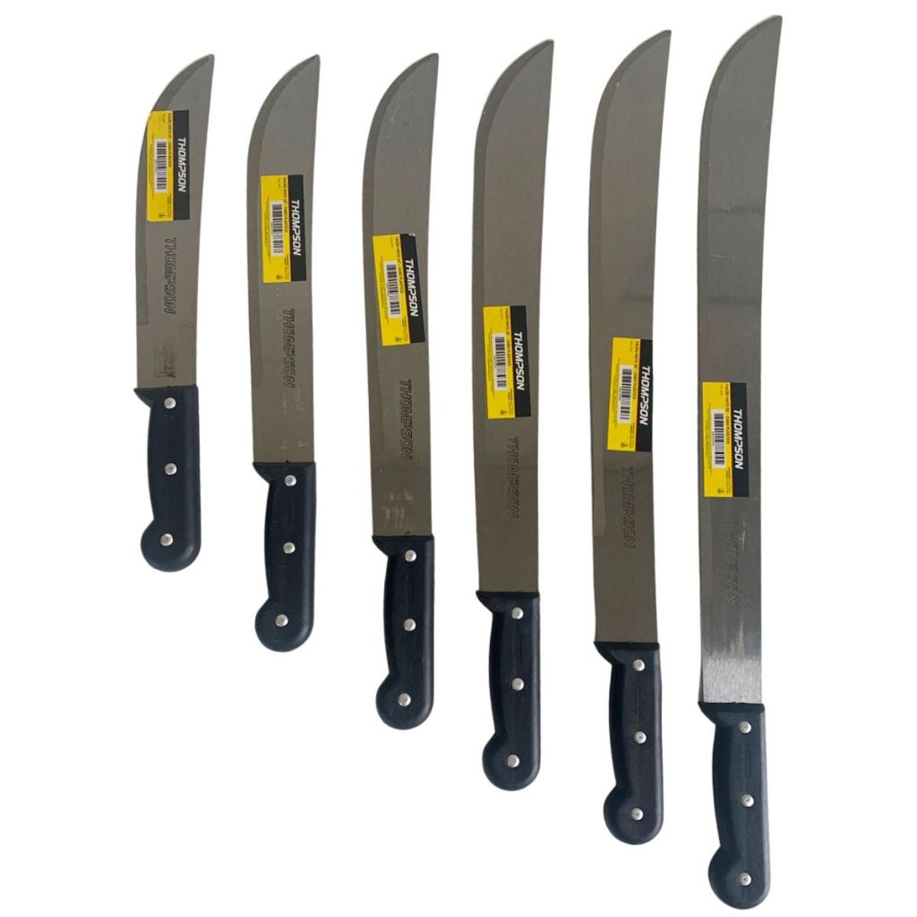 Facão Thompson Aço Carbono Para Roça Camping Trilhas Ferramenta De Trabalho Cabo Polipropileno Envio Imediato