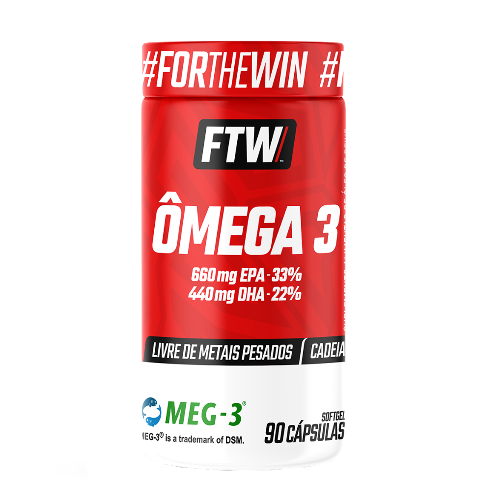 Ômega 3 Meg3 Pote 90 Cápsulas FTW