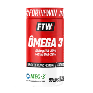Ômega 3 Meg3 Pote 90 Cápsulas FTW