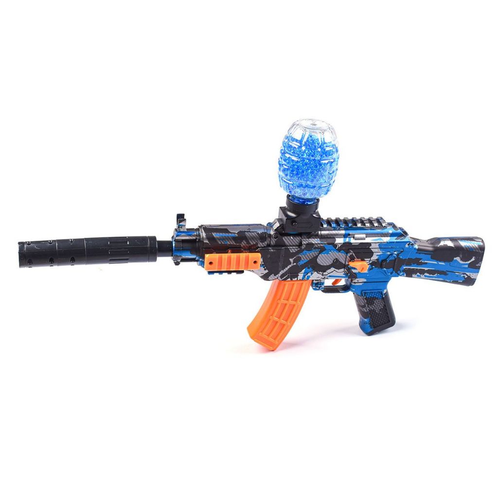 Arma De Gel Ak47 Automática Com silenciador Sniper Colorida | Shopee Brasil