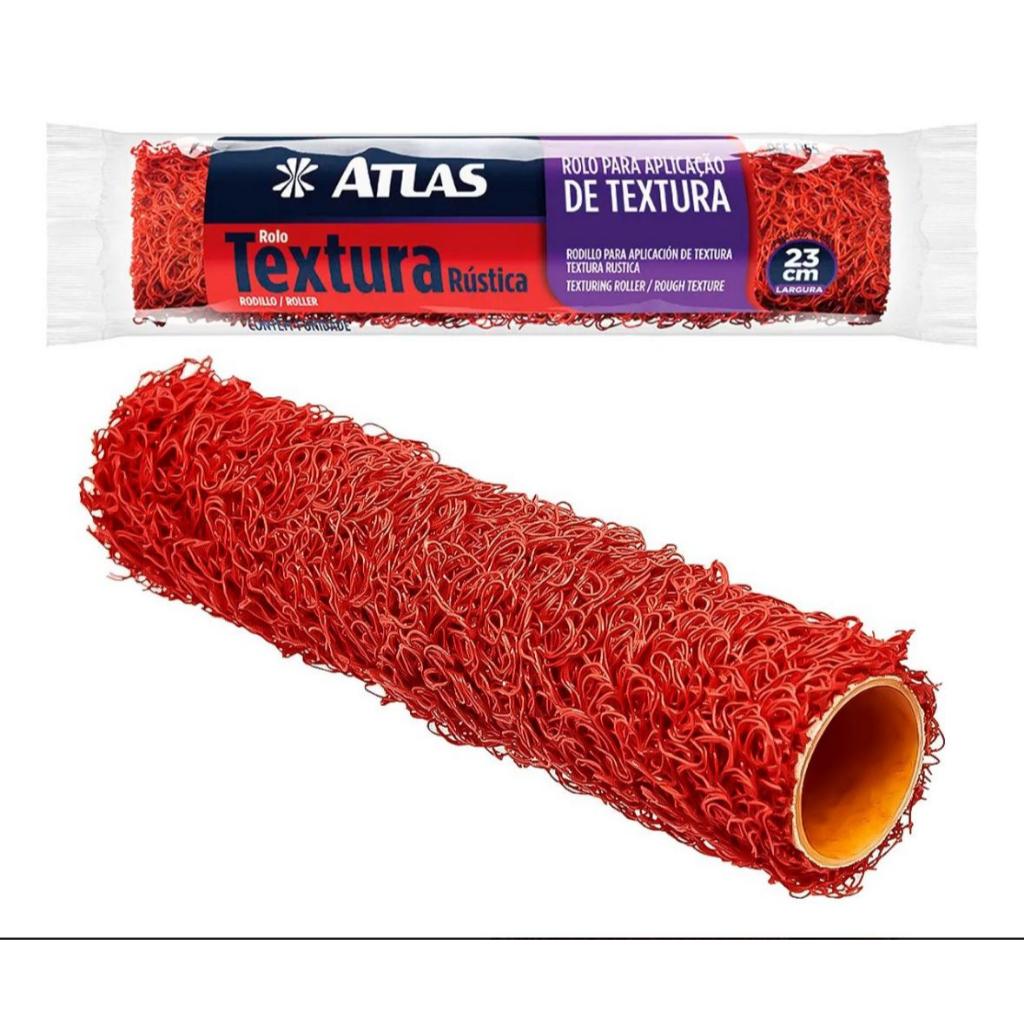 Rolo Textura Cabelo de Anjo - Rustica Atlas 23cm | Shopee Brasil
