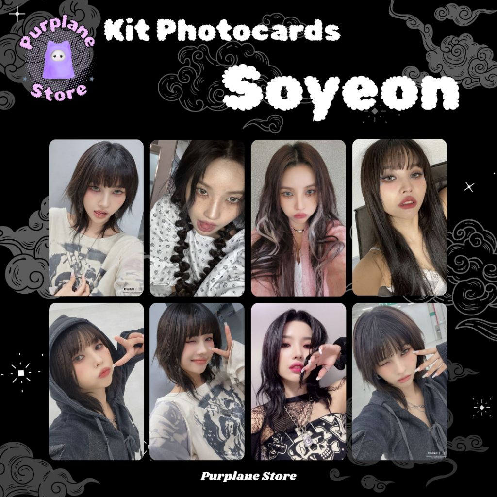 gidol (G)IDLE インガ INKIGAYO トレカ G)I-DLEグッズ フォト カード 55枚 セット トレカ ジーアイドゥル 写真