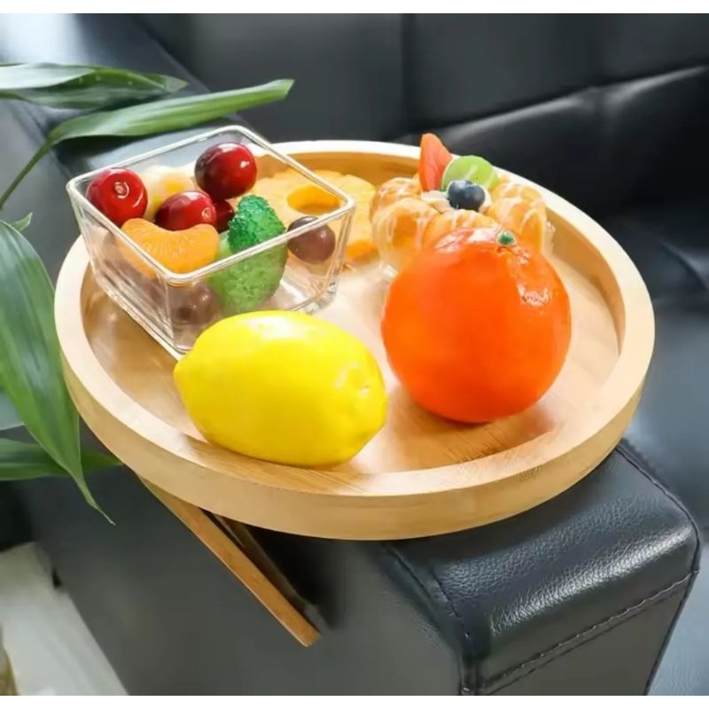 Bandeja Dobrável P/ Sofá 25cm em Bambu Lyor | Shopee Brasil