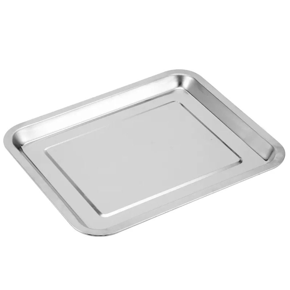 Bandeja Rasa Inox Aço 304 Retangular 50x35cm Hospitalar Cirúrgica ...