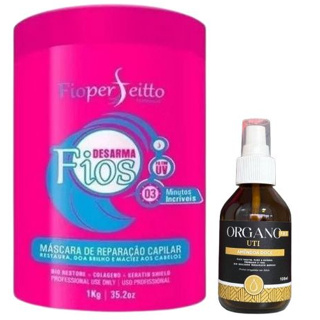 Máscara Desarma Fios 3 Min + Óleo Amêndoa Doce 100ml Para Queda e Crescimento