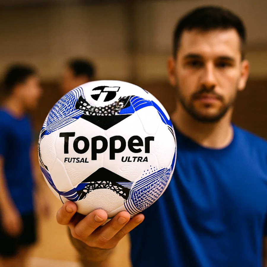 Bola de Futsal Topper Ultra Salão Colagem Dupla Oficial