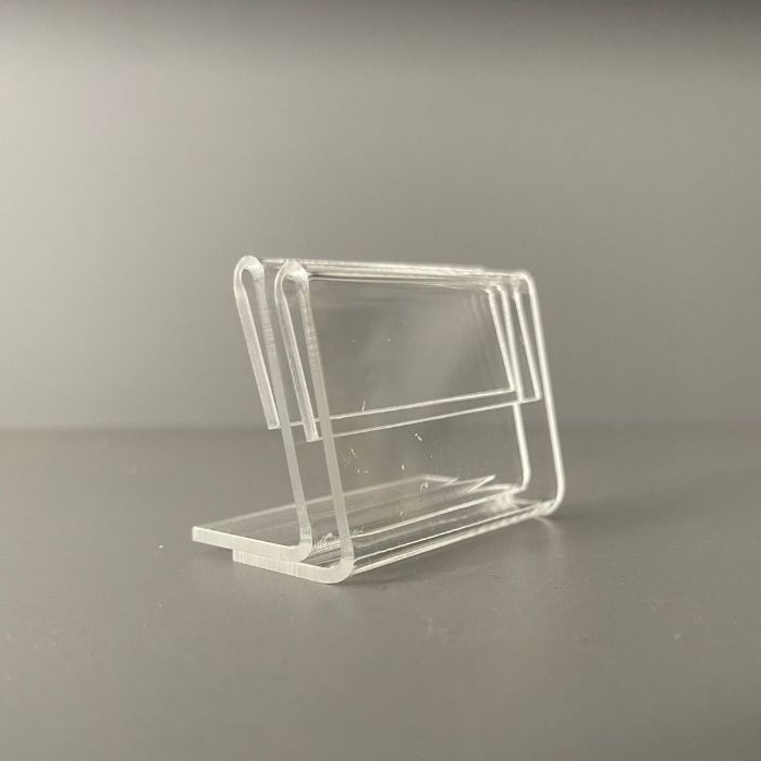 Kit Displays Porta Preço Acrílico 5x3cm Unidades para Comérc
