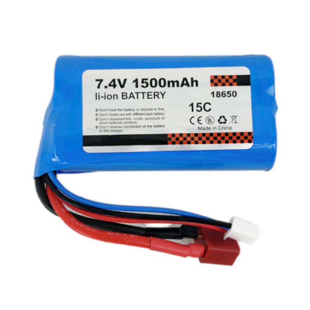 アクセサリー te20 Bateria de lítio 18650 7.4V 1500mAh 15C 2S T Plug SG116 max SG116