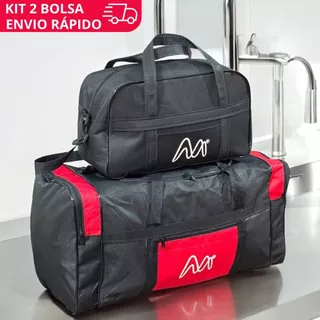 Kit 2 Bolsa Mala De Viagem Tamanho G Mais P  Masculina Feminina em Oferta na Shopee