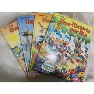 LIVRO COLEÇÃO UMA HISTÓRIA POR DIA - 4 VOLS - PRIMAVERA VERÃO OUTONO INVERNO - WALT DISNEY