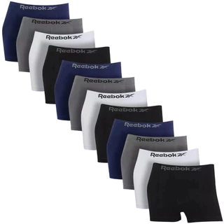 Kit 12 Cuecas Masculinas Box Microfibra Reebok Original Confortável em Oferta na Shopee