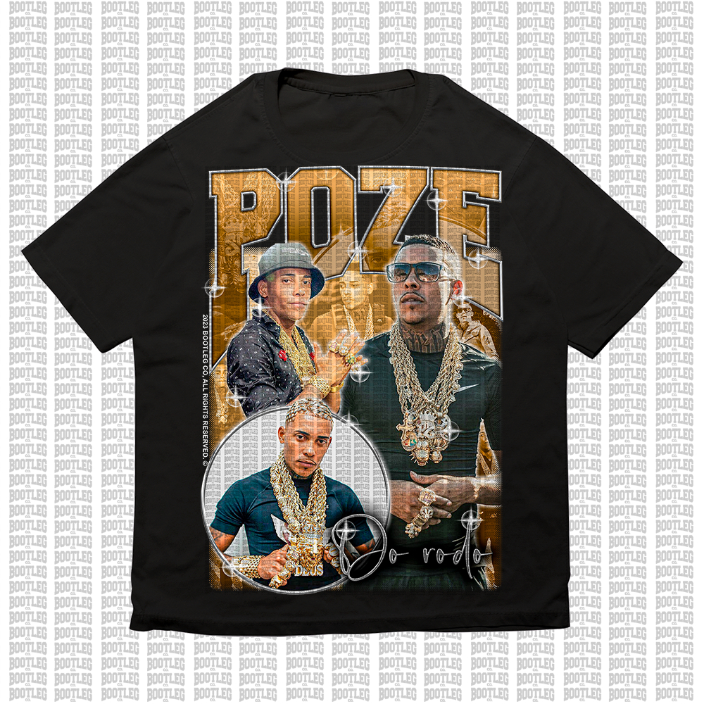 Camisa camiseta Básica cantor Mc Poze do rodo rj rio de janeiro vintage ...