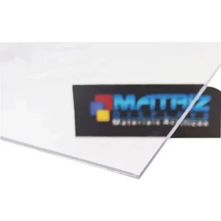 Placa Ps Poliestireno Cristal 2mm 100x60cm