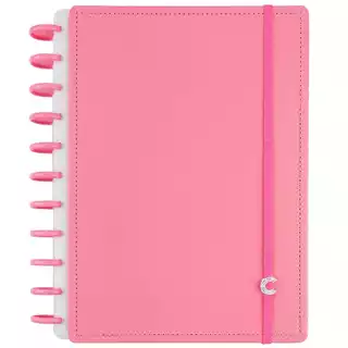 Caderno inteligente All Pink Linhas Brancas Special Edition, G+, 140 folhas offset 90g