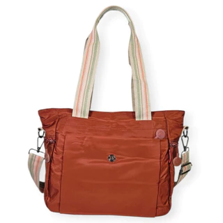 Bolsa Feminina Grande Nylon Impermeável Transversal e Ombro Moderna, Casual BOBO #9070