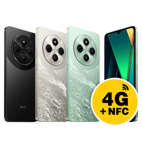 Celular Xiaomi POCO C75 NFC Dual SIM 256GB 8GB RAM 120Hz Câmera